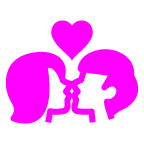kiss as rendered by au by KDDI