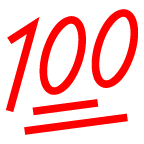 100 درجة as rendered by au by KDDI