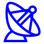 satellite antenna as rendered by au by KDDI