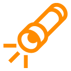 flashlight as rendered by au by KDDI