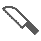 kitchen knife as rendered by au by KDDI