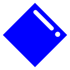large blue diamond as rendered by au by KDDI