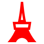 Torre di Tokyo as rendered by au by KDDI