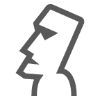 Moai as rendered by au by KDDI