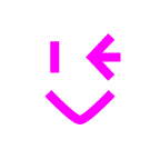 zwinkerndes Gesicht as rendered by au by KDDI