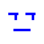 faccina contrariata as rendered by au by KDDI