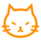 Pouting Cat as drawn by au by KDDI in Type F