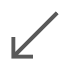 Down-Left Arrow as drawn by au by KDDI in Type F