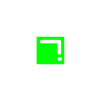 black small square as rendered by au by KDDI