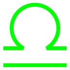 Waage (Sternzeichen) as rendered by au by KDDI