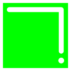 black large square as rendered by au by KDDI