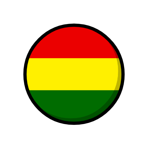 flag: Bolivia as rendered by Catrinity