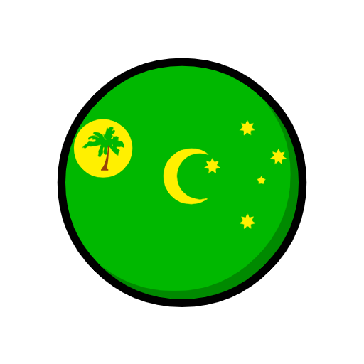 flag: Cocos (Keeling) Islands as rendered by Catrinity