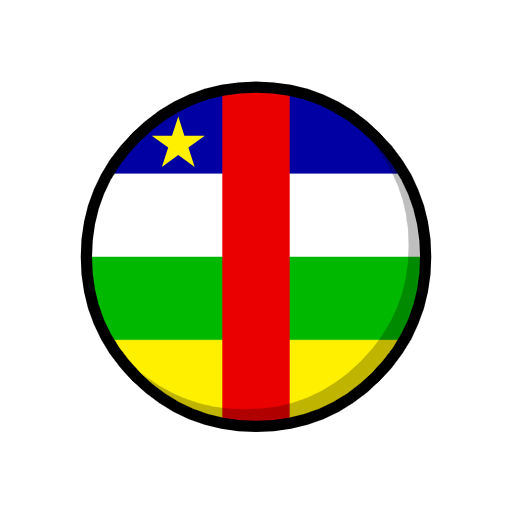 flag: Central African Republic as rendered by Catrinity