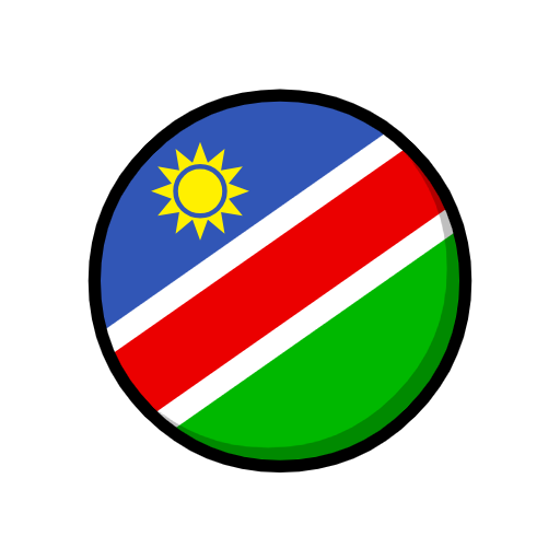 flag: Namibia as rendered by Catrinity