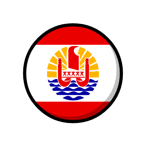 flag: French Polynesia as rendered by Catrinity