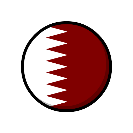 flag: Qatar as rendered by Catrinity