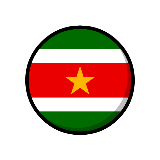 flag: Suriname as rendered by Catrinity