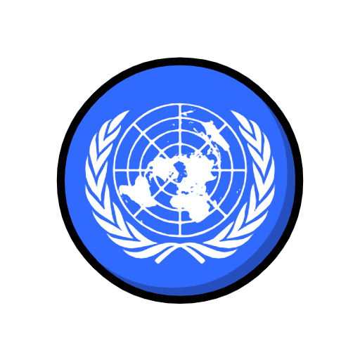 flag: United Nations as rendered by Catrinity