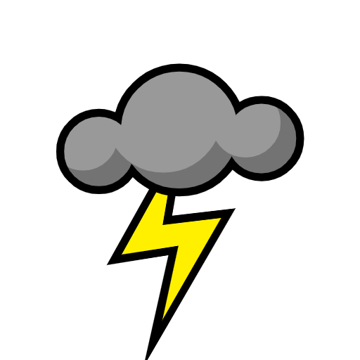 Cloud with Lightning as drawn by Catrinity in 2.23