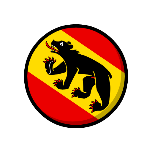Flag for Bern (CH-BE) as rendered by Catrinity