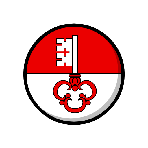 Flag for Obwalden (CH-OW) as rendered by Catrinity