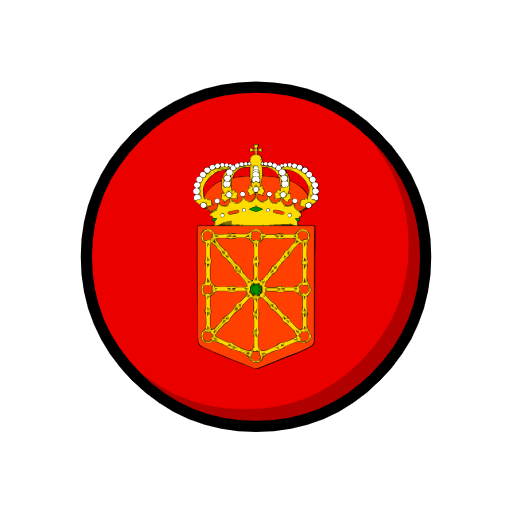Flag for Navarra Chartered Community (ES-NC) as rendered by Catrinity