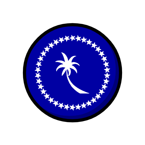Flag for Chuuk (FM-TRK) as rendered by Catrinity