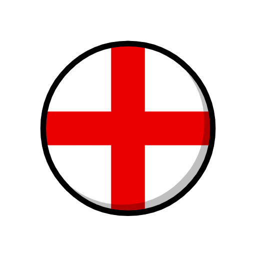 flag: England as rendered by Catrinity