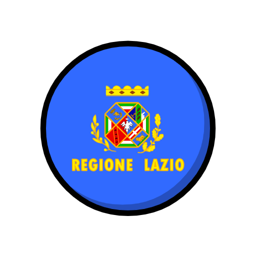 Flag for Lazio (IT-62) as rendered by Catrinity