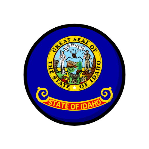 Flag for Idaho (US-ID) as rendered by Catrinity