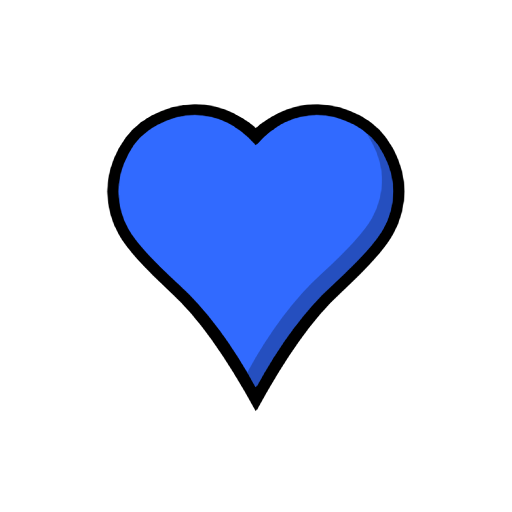 cuore blu as rendered by Catrinity