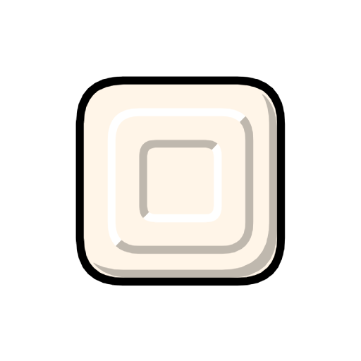 White Square Button as drawn by Catrinity in 2.23