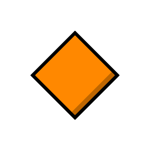 large orange diamond as rendered by Catrinity