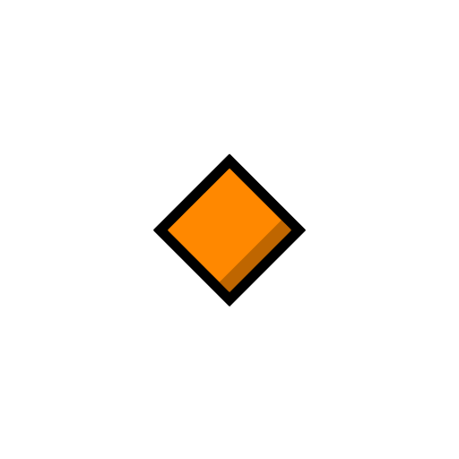 small orange diamond as rendered by Catrinity