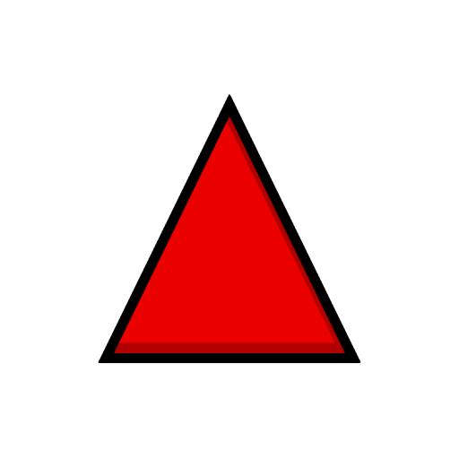 Red Triangle Pointed up as drawn by Catrinity in 2.23