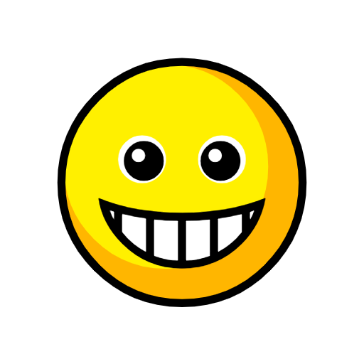 grinning face as rendered by Catrinity