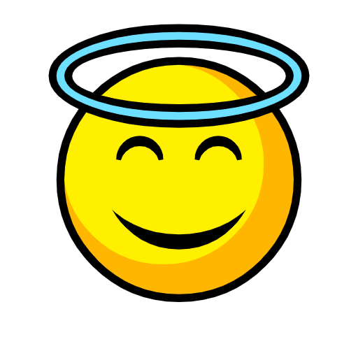 Smiling Face with Halo, the design in this release