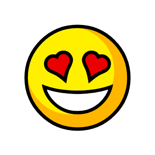Smiling Face with Heart-Eyes, the design in this release