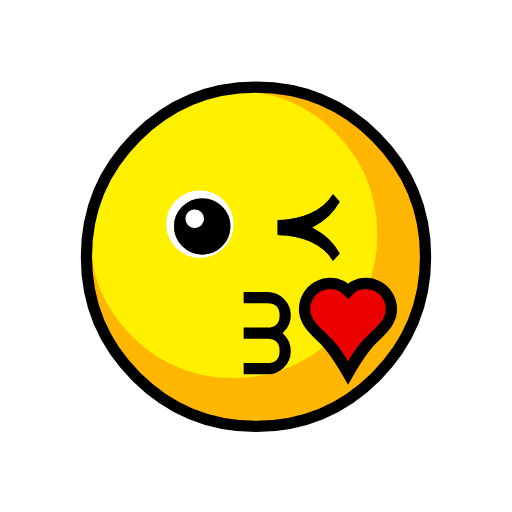 face blowing a kiss as rendered by Catrinity