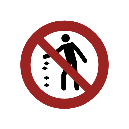 No Littering as drawn by Catrinity in 2.23