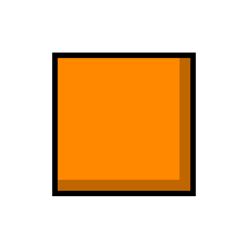 orange square as rendered by Catrinity