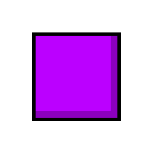 purple square as rendered by Catrinity