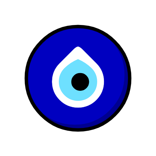 nazar amulet as rendered by Catrinity