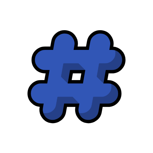 hash sign as rendered by Catrinity