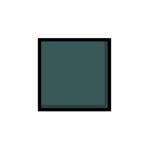 black medium square as rendered by Catrinity