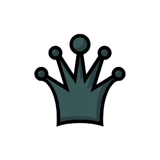Black Chess Queen as rendered by Catrinity