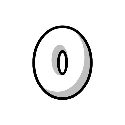 Digit Zero as drawn by Catrinity in 2.23