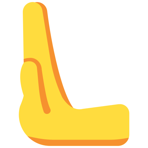 Leftwards Pushing Hand as drawn by Discord in 16.0.1