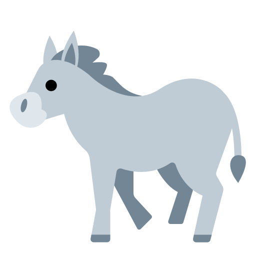 donkey as rendered by Discord